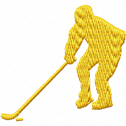 Sports Silhouette Embroidery Design 10